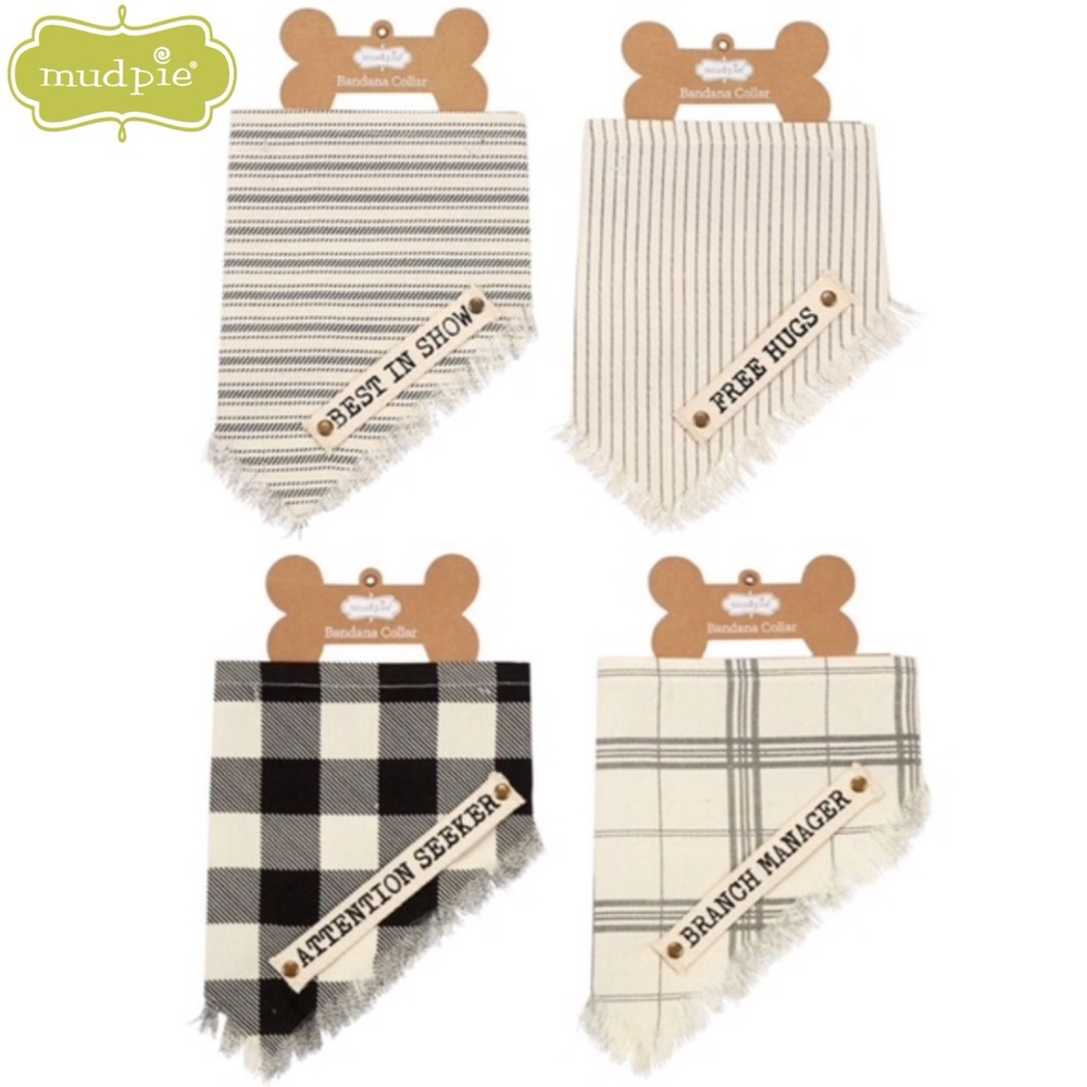 Mud Pie Dog Bandana Collar